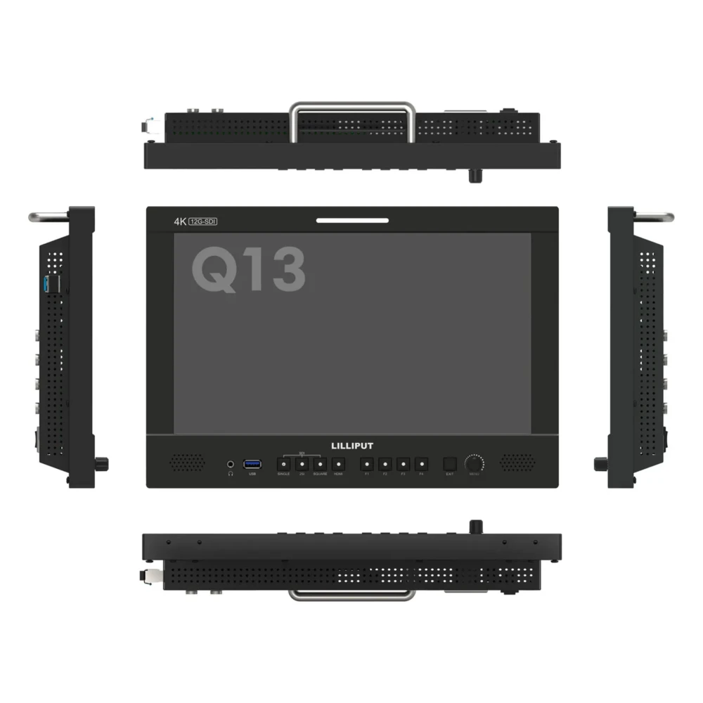 13.3" LILLIPUT Q13 4K 12G-SDI broadcast studio monitor