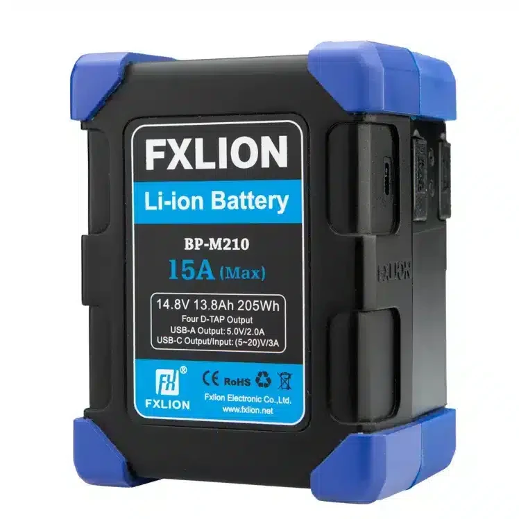 FXLION 205Wh High Power Square Battery with impact-proof rubber corners