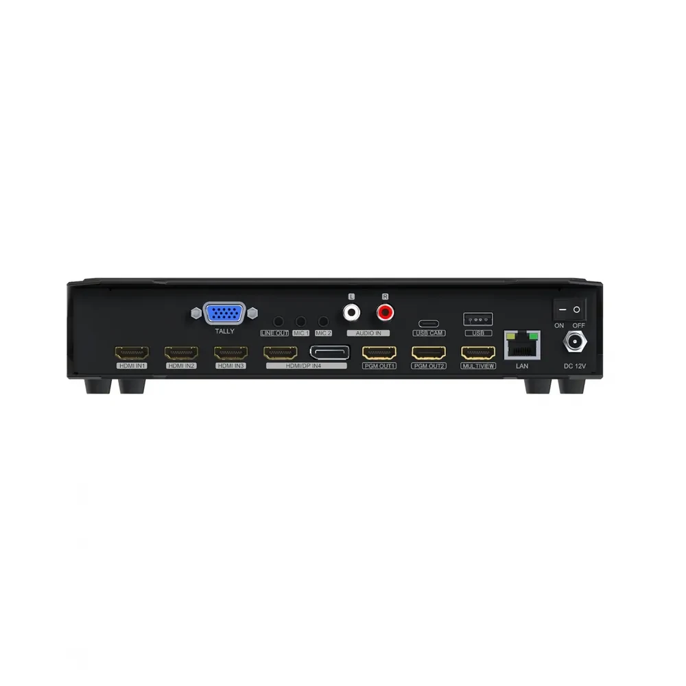 AVMATRIX HVS0401E 4-ch HDMI Multi-format Streaming Video Switcher with Recording