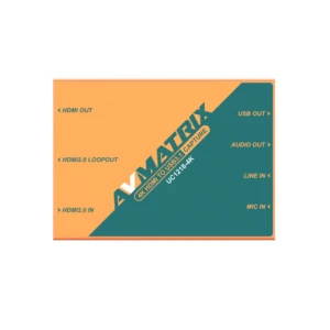 AVMATRIX UC1218-4K 4K HDMI to USB 3.1 Video Capture