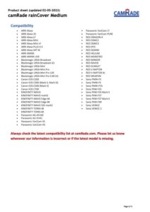 CAMRADE rainCover Medium