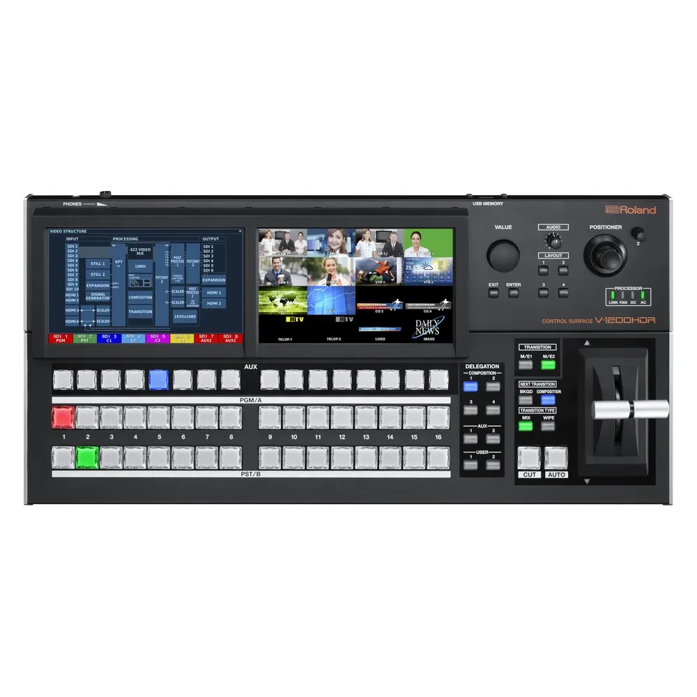 ROLAND V-1200HDR Control Surface for the V-1200HD Multi-Format Video Switcher