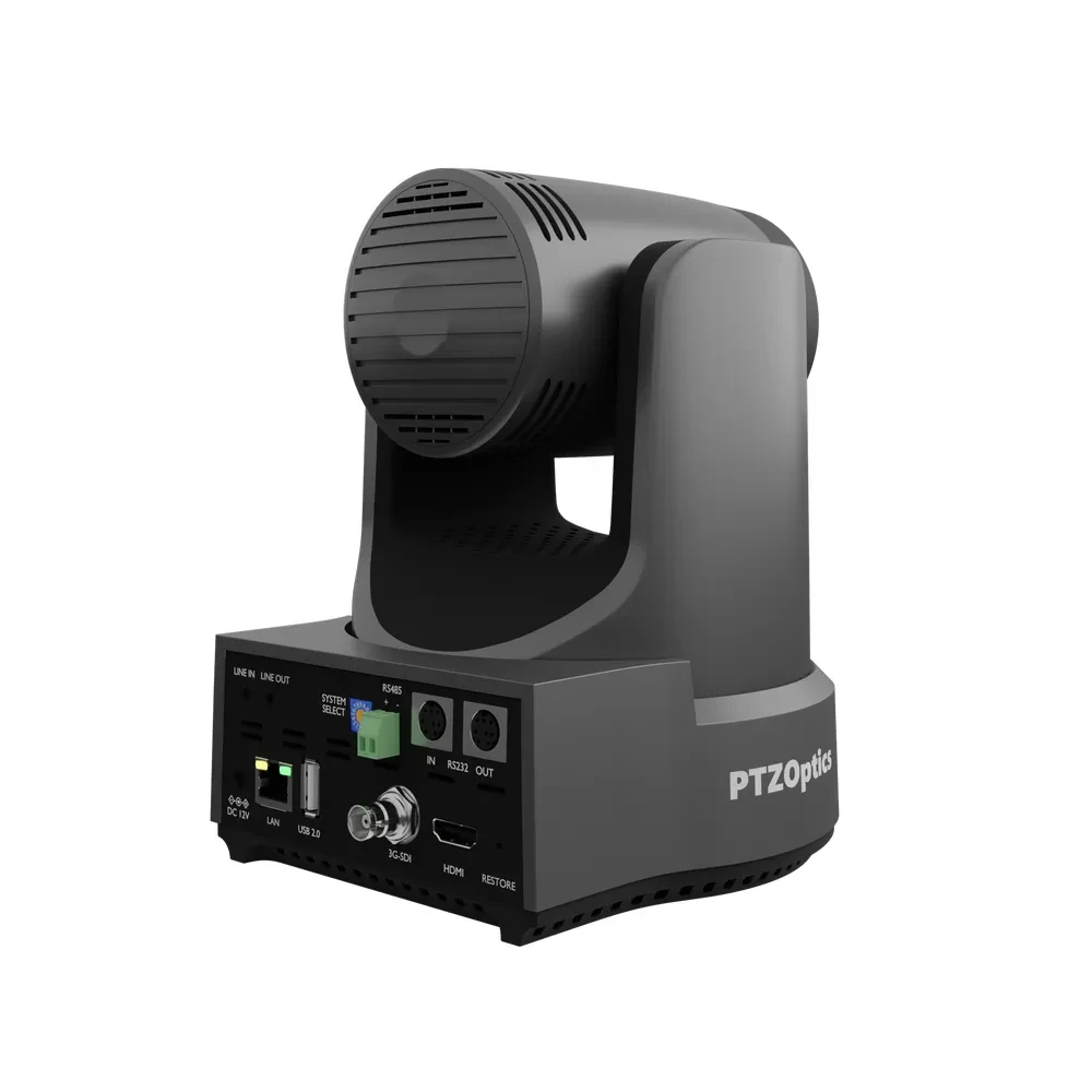 PTZOptics Link 4K Dante AV-H auto-tracking camera 12X, 20X, 30X