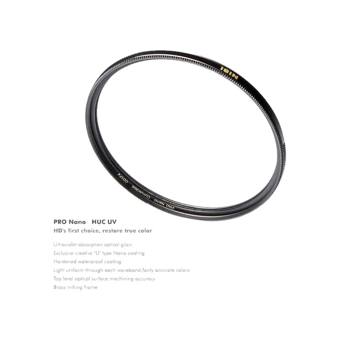 NISI Filter UV Pro Nano Huc
