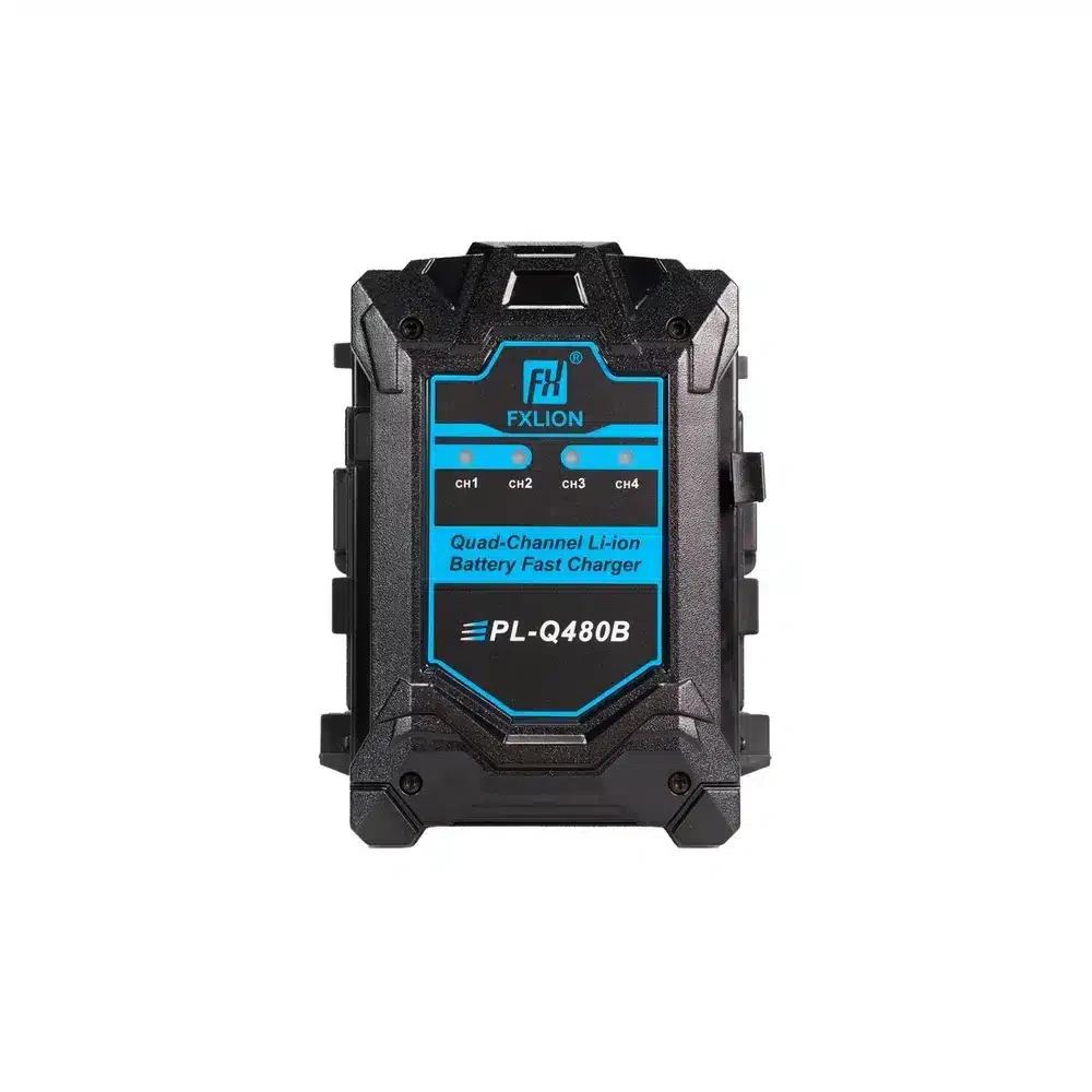 FXLION 4channel fast charger, V-mount, 4A per ch