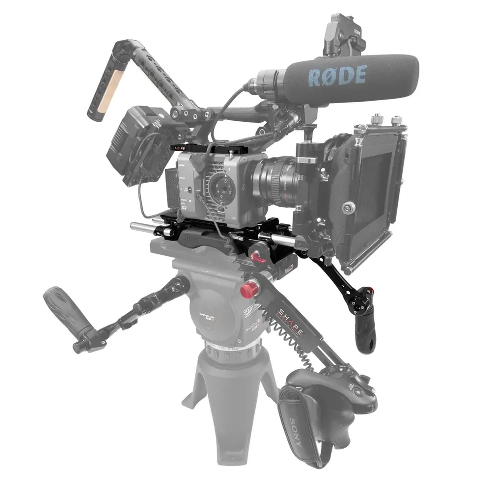 SHAPE Sony FX6 baseplate and top plate with handle