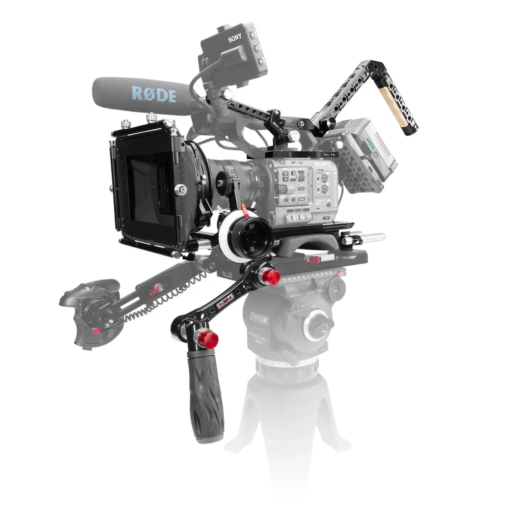 SHAPE Sony FX6 baseplate, top plate, controller top handle, VF. mount, matte box, follow focus pro