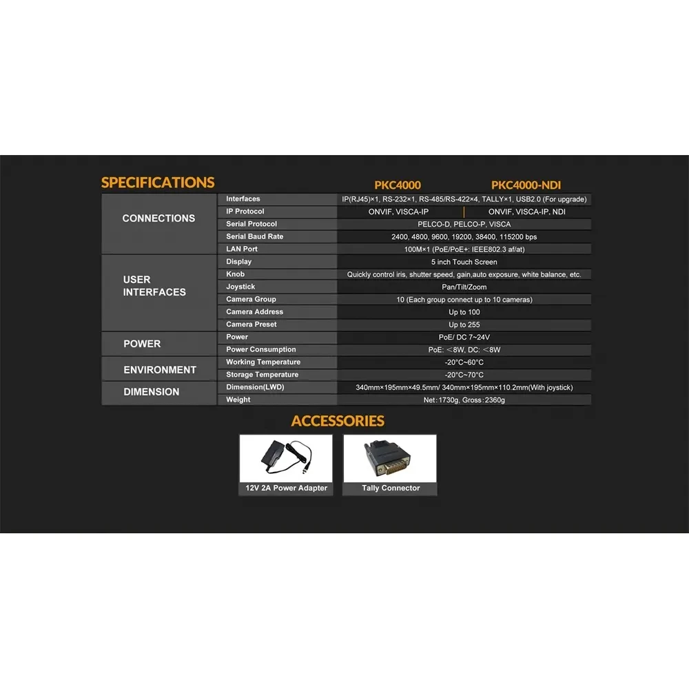 AVMATRIX PKC4000 PTZ camera controller