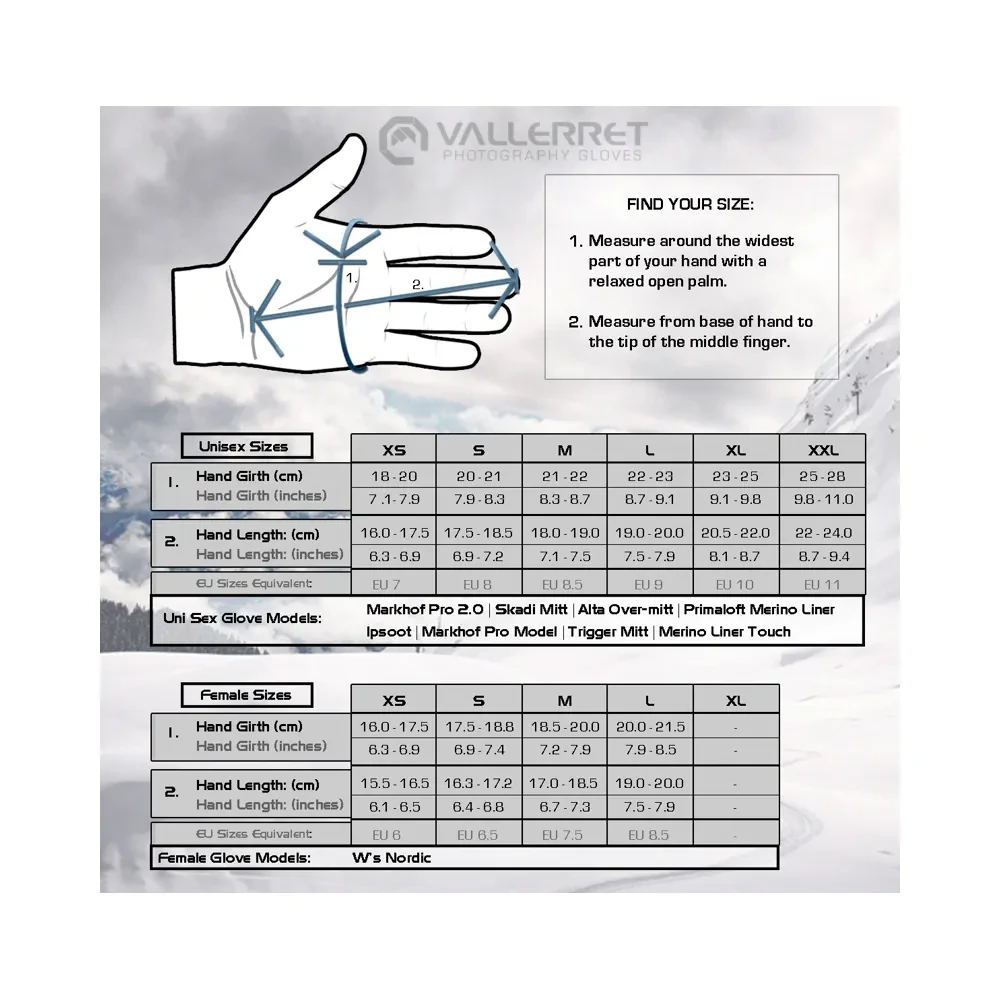 VALLERRET Urbex Photography Gloves Brown