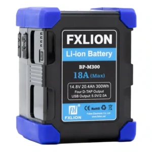 FXLION 300Wh High Power Square Battery with impact-proof rubber corners