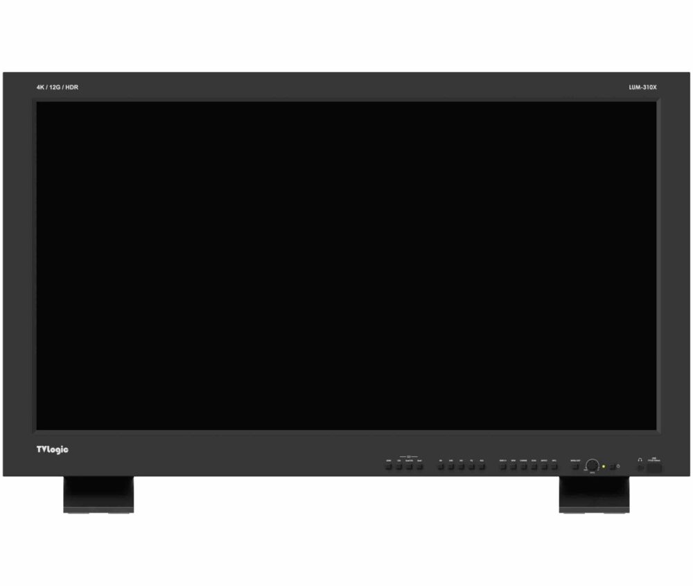31" TVLOGIC LUM-310X 4K HDR reference master monitor
