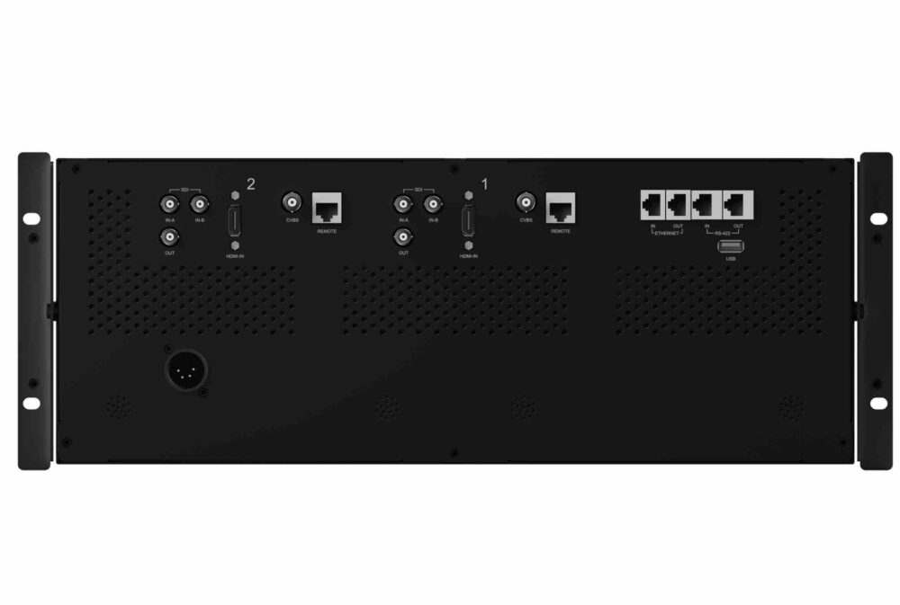 9" TVLOGIC RKM-290A dual FHD 4RU multi-channel rack monitor