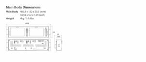 7" TVLOGIC RKM-270A dual LCD 3RU multi-channel monitor