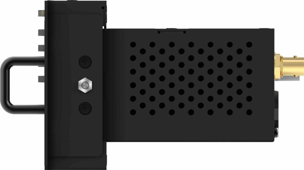 5.5” TVLOGIC R-5T triple 2RU UHD-4K ready rack mount monitor, 12G-SDI/HDMI