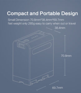 ROLUX YC-F971 battery for Sony NP-F series, 6600mAh, USB in/out