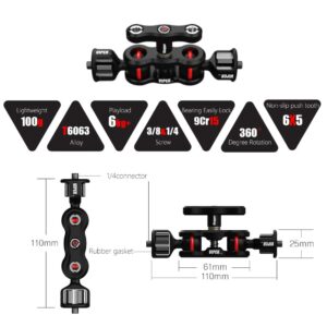 MEDIAGEAR DF-BB01 heavy-duty inner ball-head magic-arm grip