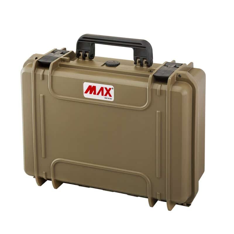 PANARO MAX430CAM waterproof case, sahara, padded dividers