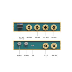AVMATRIX SD1151-12G 1×5 12G-SDI reclocking distribution amplifier