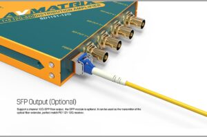 AVMATRIX SD1151-12G 1×5 12G-SDI reclocking distribution amplifier