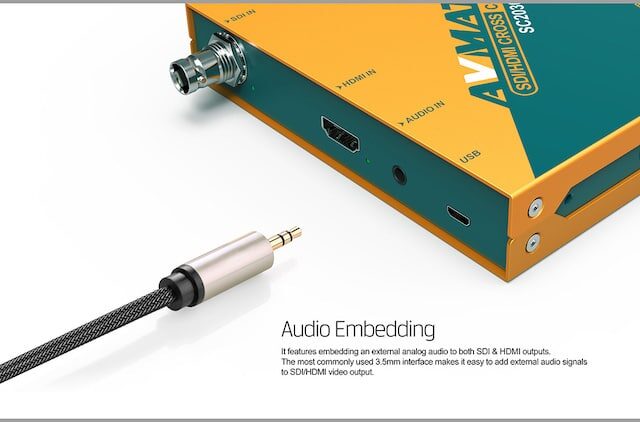 AVMATRIX SC2030 3G-SDI/ HDMI scaling cross converter