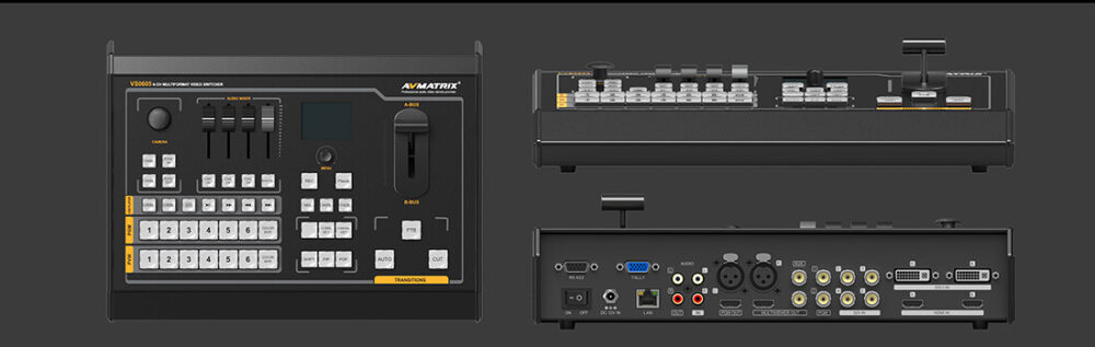 AVMATRIX VS0605U standalone 6ch multi-format streaming video switcher
