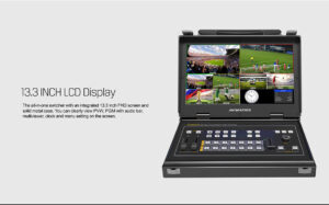 AVMATRIX PVS0613U portable 6ch SDI/HDMI multi-format streaming video switcher