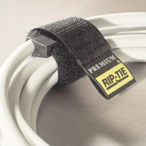 1" x 14.5" RIP-TIE Rip-Lock CableWrap, 10 Pack, GREY