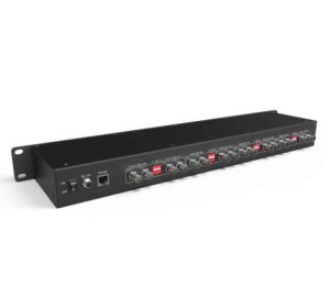 2" LILLIPUT RM-0208S 1RU rackmount 8 monitor panel system, 3G-SDI