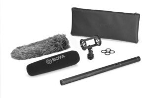 BOYA BY-PVM3000M shotgun microphone with medium long capsule