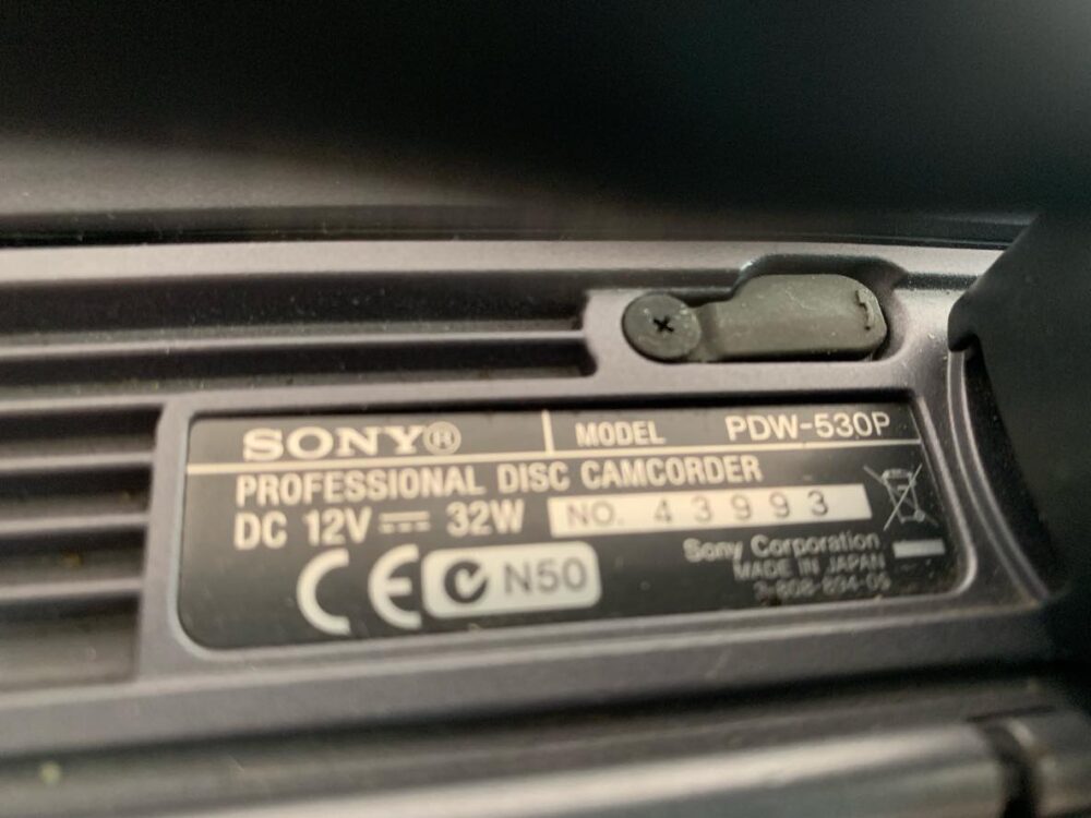 SONY PDW-530P XDCAM Camera Kit with Canon Lens (used)