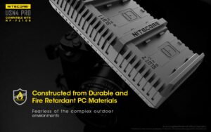 Nitecore USN4 PRO dual slot digital USB charger for Sony NP-FZ100 batteries