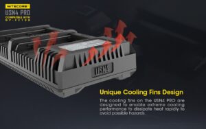 Nitecore USN4 PRO dual slot digital USB charger for Sony NP-FZ100 batteries