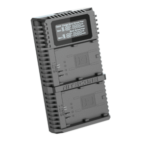 Nitecore UCN2 PRO dual slot digital USB charger for Canon LP-E6N batteries