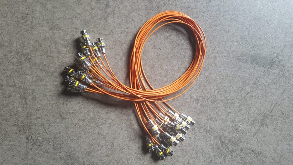 BELDEN 179DT serial digital coax cable, orange