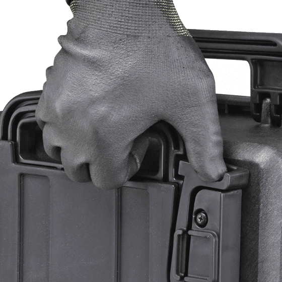 PANARO MAX520CAMTR waterproof case, trolley, black, padded dividers