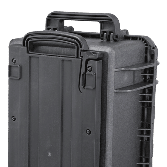PANARO MAX520CAMTR waterproof case, trolley, black, padded dividers