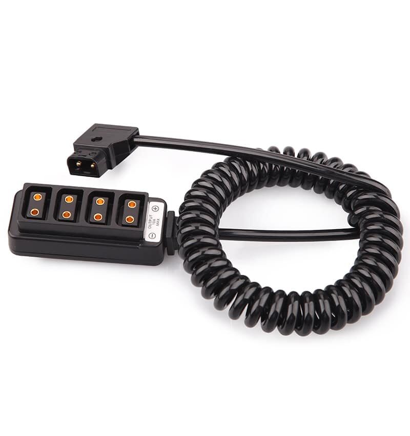 D-Tap splitter cable coiled