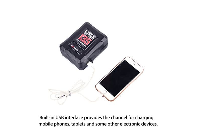 ROLUX YC-135A battery, Gold-mount, 135Wh