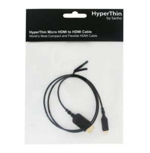 HyperThin Micro HDMI to HDMI cable (0.8m)