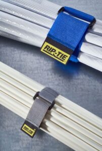 1" x 30" RIP-TIE CinchStrap, 10 Pack, BLACK