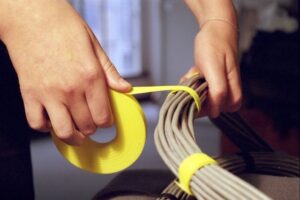 2" x 30' RIP-TIE RipWrap, 1 Roll, BLACK