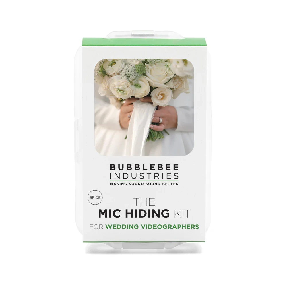 BUBBLEBEE The Bride Mic Hiding Kit for Wedding Videographers