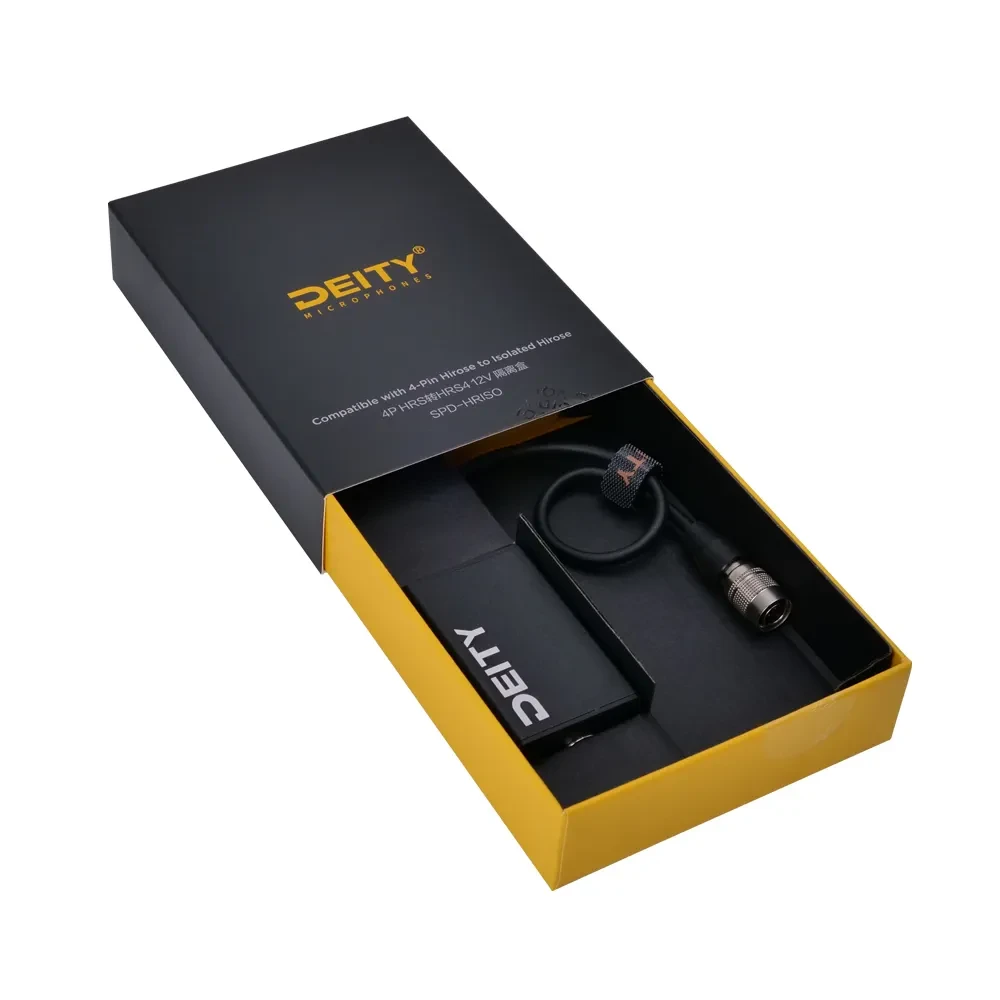 DEITY SPD-HRISO inline power isolator cable (4-Pin Hirose to Isolated Hirose)