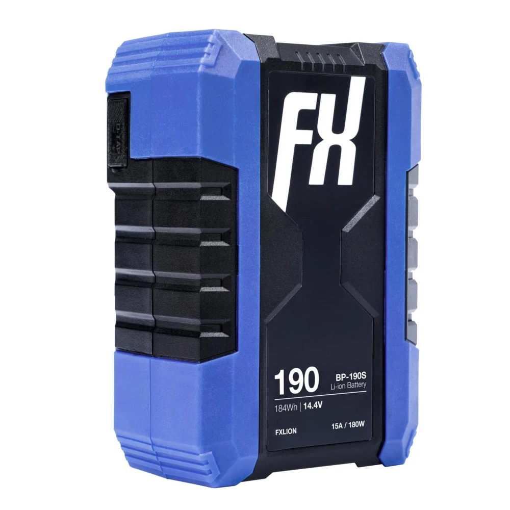 FXLION Cool Black V-Mount Battery, 184Wh, with USB, D-Tap