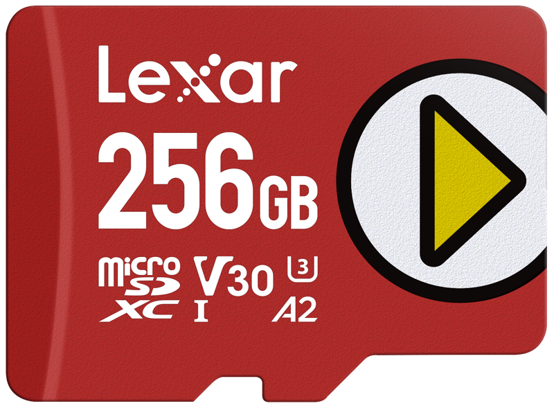 LEXAR microSDXC PLAY UHS-I/A2/U3 R205/W140 (V30) 256GB