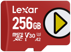 LEXAR microSDXC PLAY UHS-I/A2/U3 R205/W140 (V30) 256GB