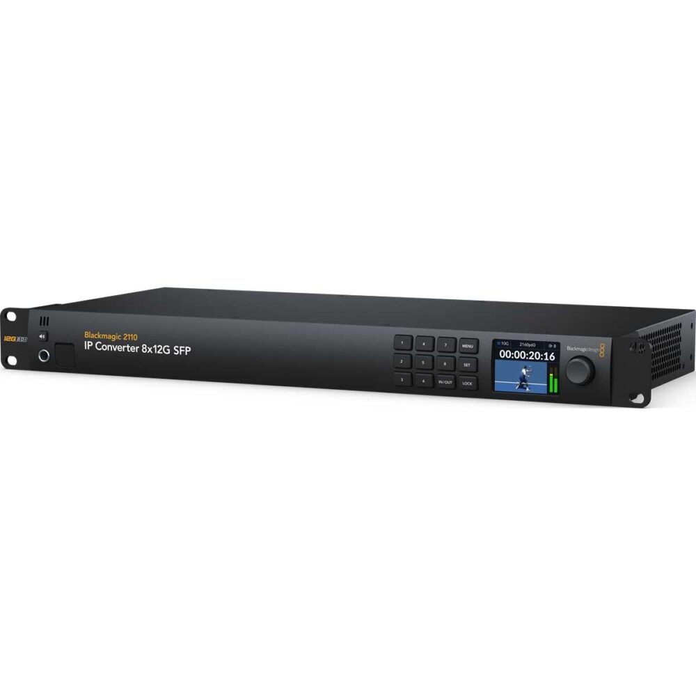 BLACKMAGIC DESIGN 2110 IP Converter 8x12G SFP