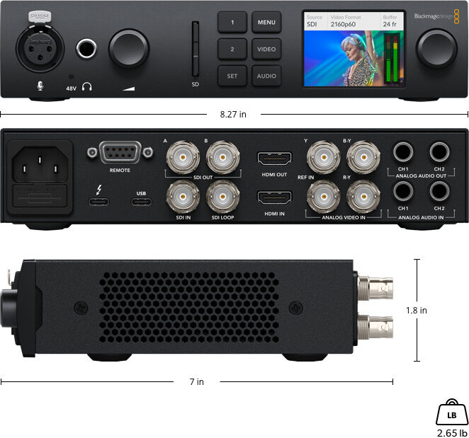 BLACKMAGIC DESIGN UltraStudio 4K Mini