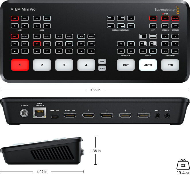 BLACKMAGIC DESIGN ATEM Mini Pro