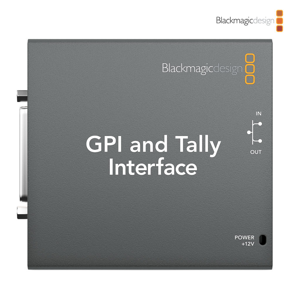 BLACKMAGIC DESIGN GPI and Tally Interface